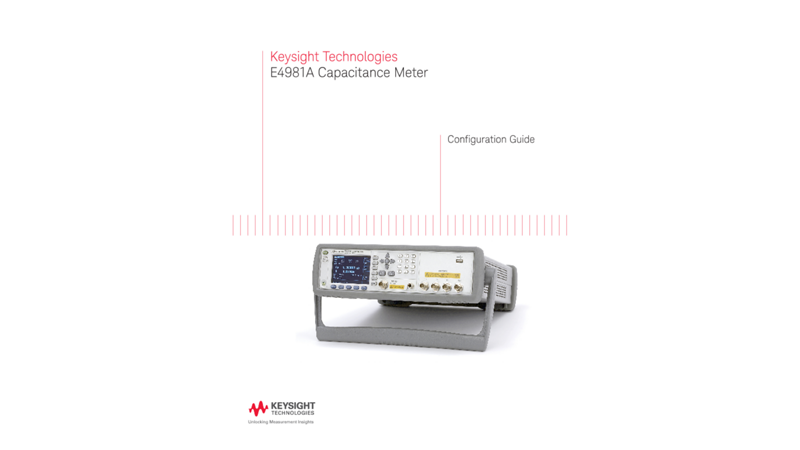 E4981A Capacitance Meter